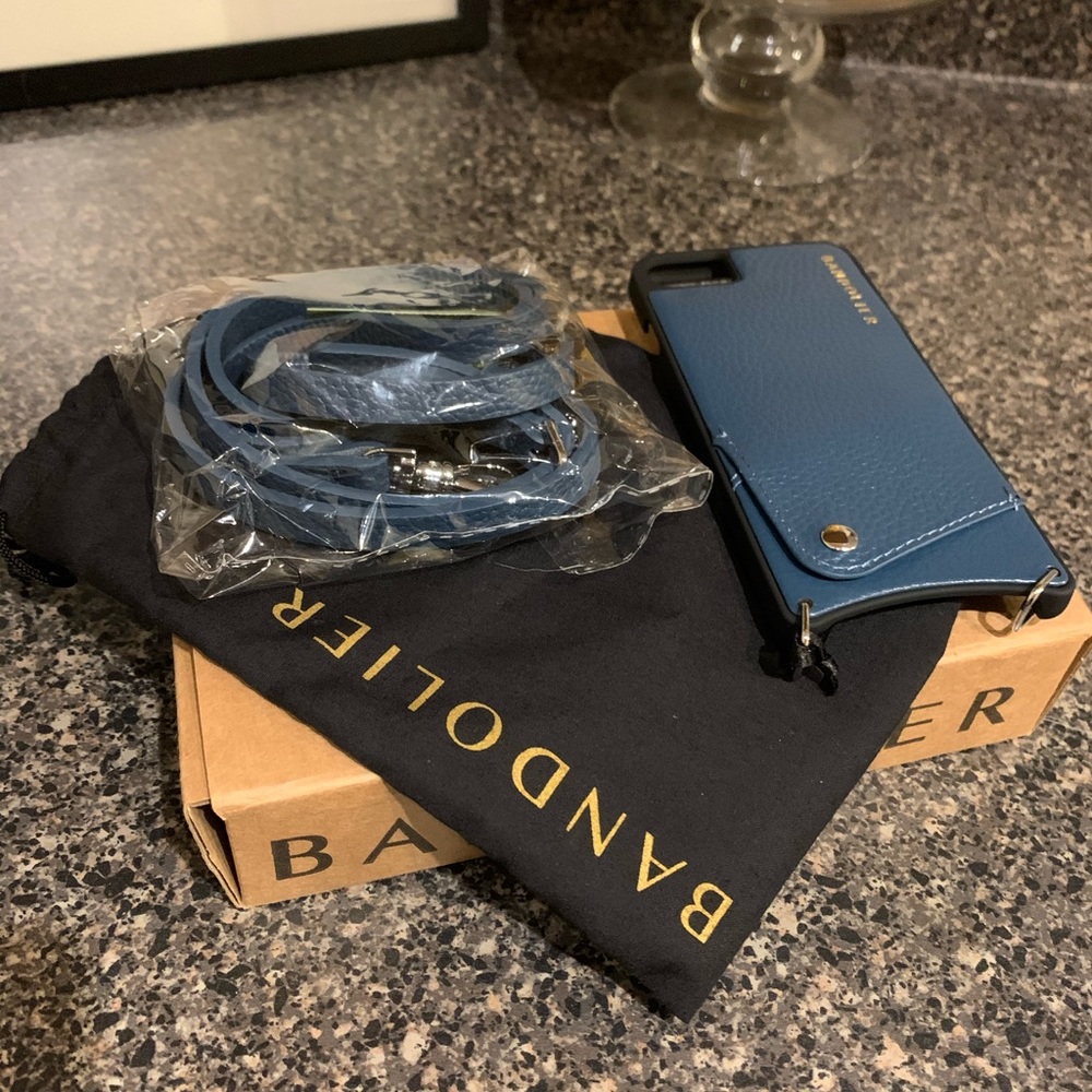 Leather Crossbody Phone Case- iPhone 7, 8, and 9